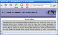 WindowsWAMP screenshot